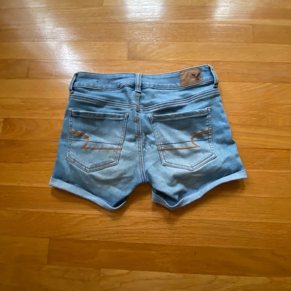 American Eagle Midi Jean Shorts - Picture 2 of 4